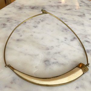 Suno Brass and Bone Choker (Fair-trade)